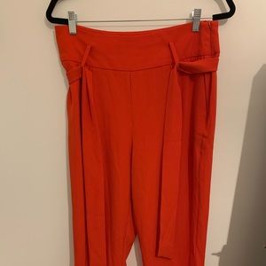 Red dress pants